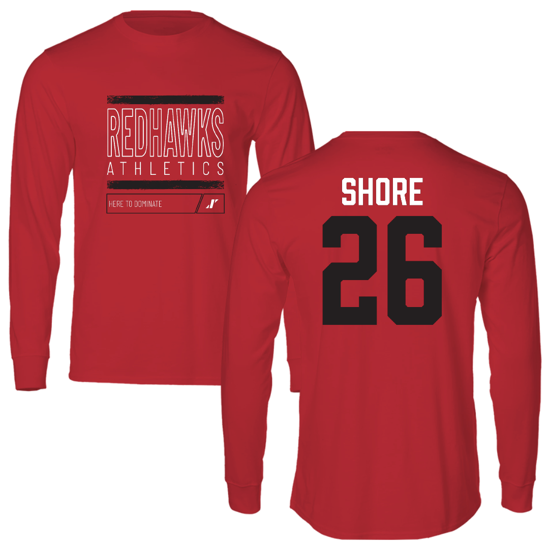 Southeast Missouri State University Softball Red Dominate Long Sleeve - #26 Aubrie Shore