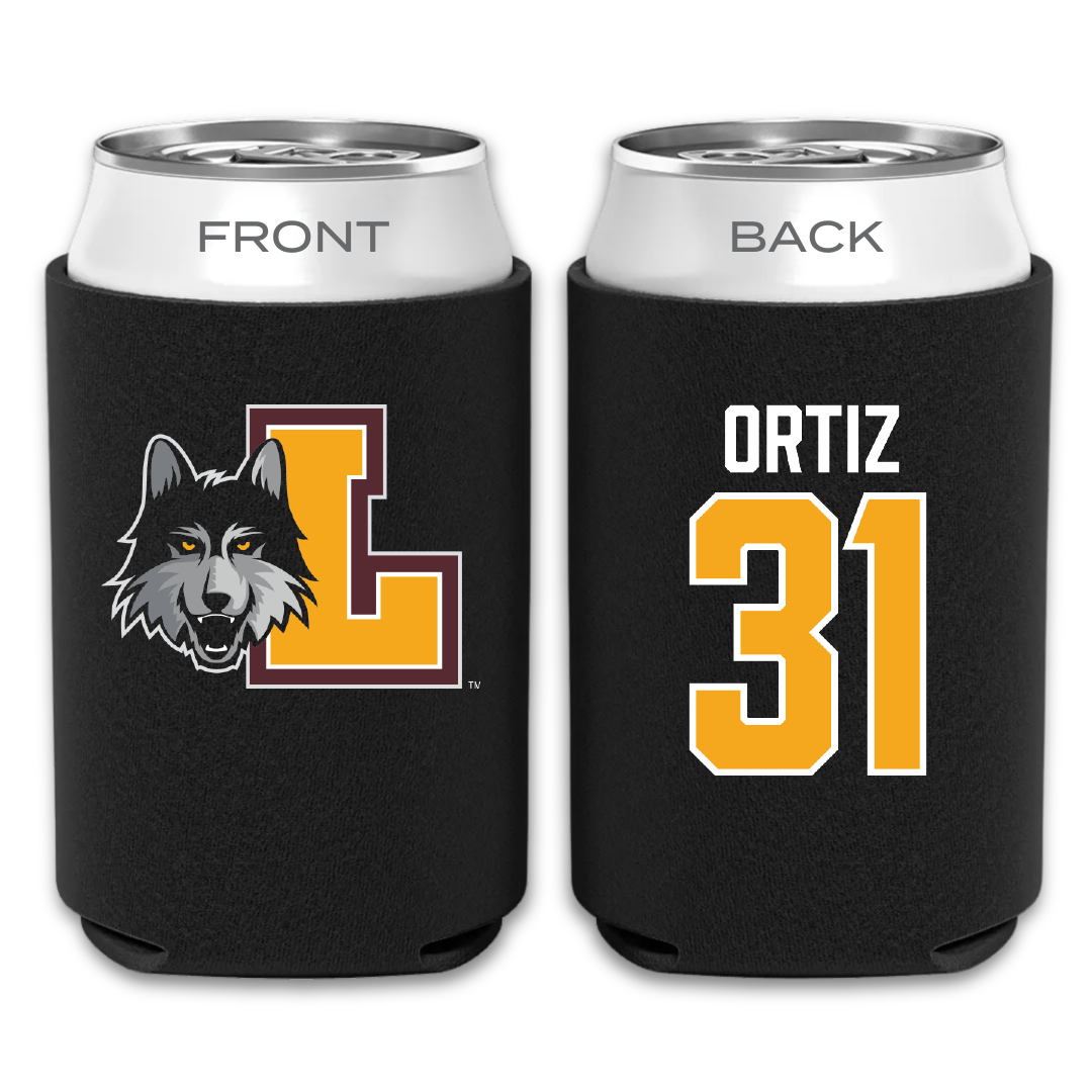 Loyola University-Chicago Soccer Black Can Cooler - #31 Alex Ortiz