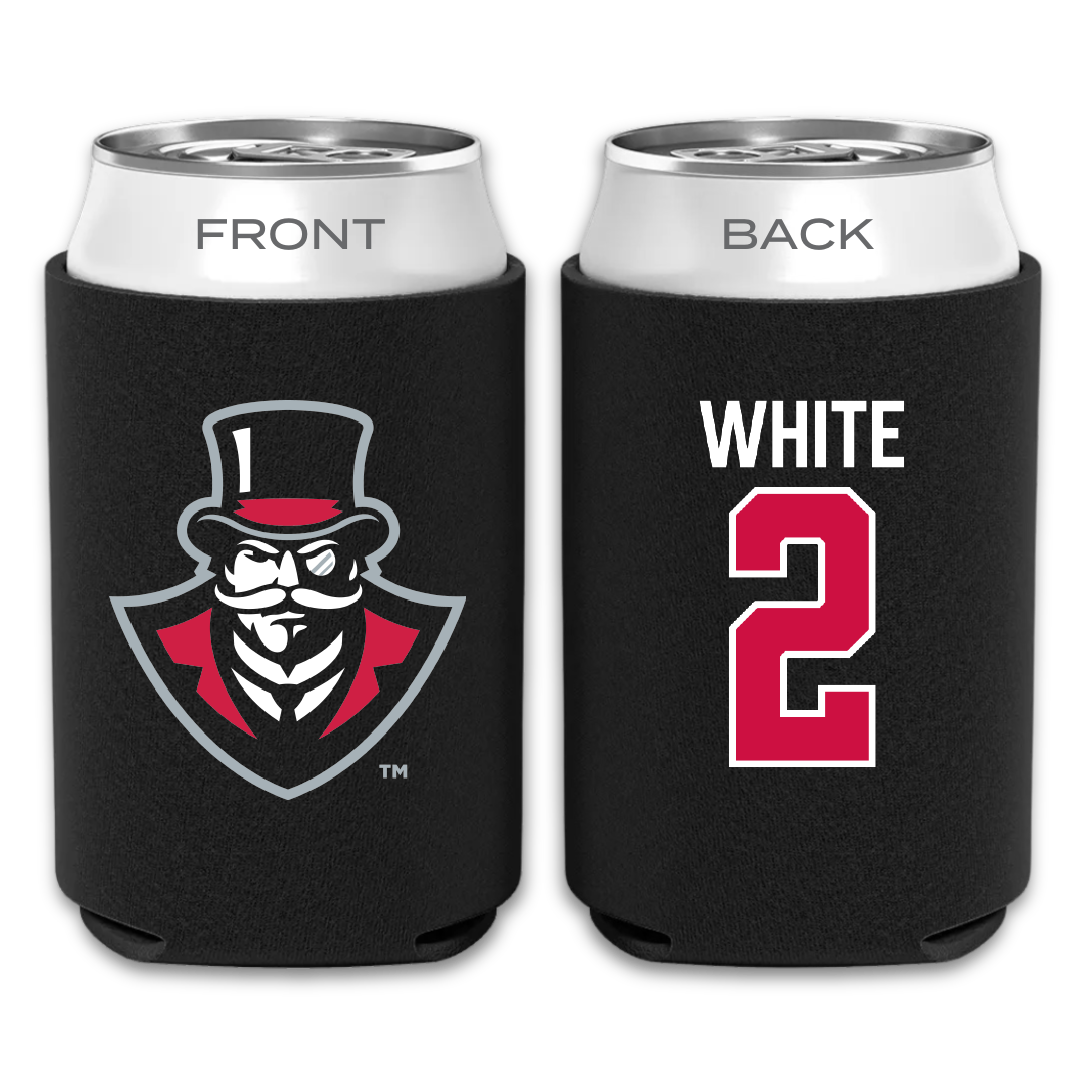 Austin Peay State University Basketball Black Can Cooler - #2 Desmond White
