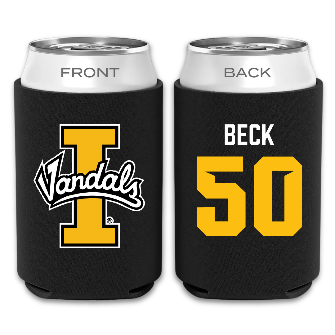 University of Idaho Football Black Can Cooler - #50 Jackson Beck