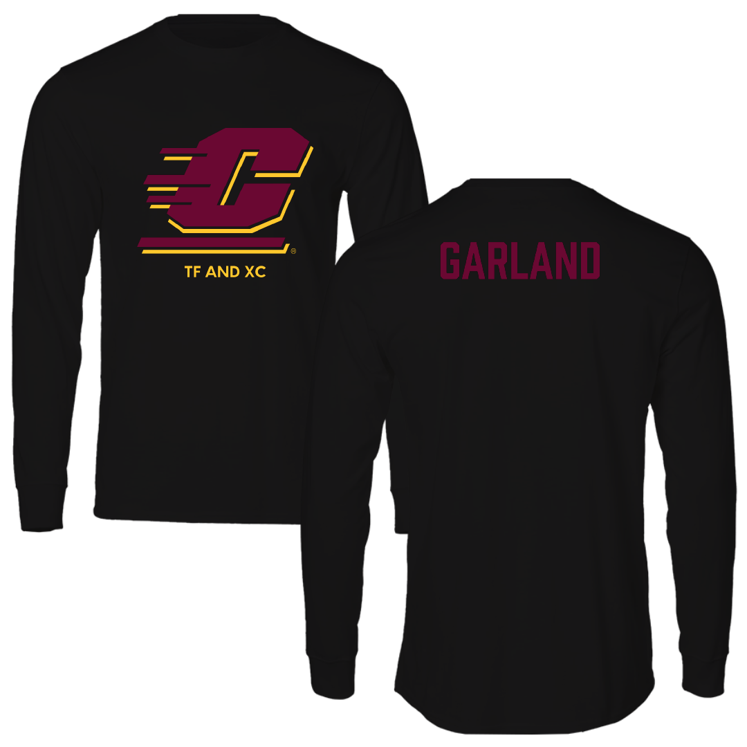 Central Michigan University TF and XC Black Performance Long Sleeve - Sophia Garland