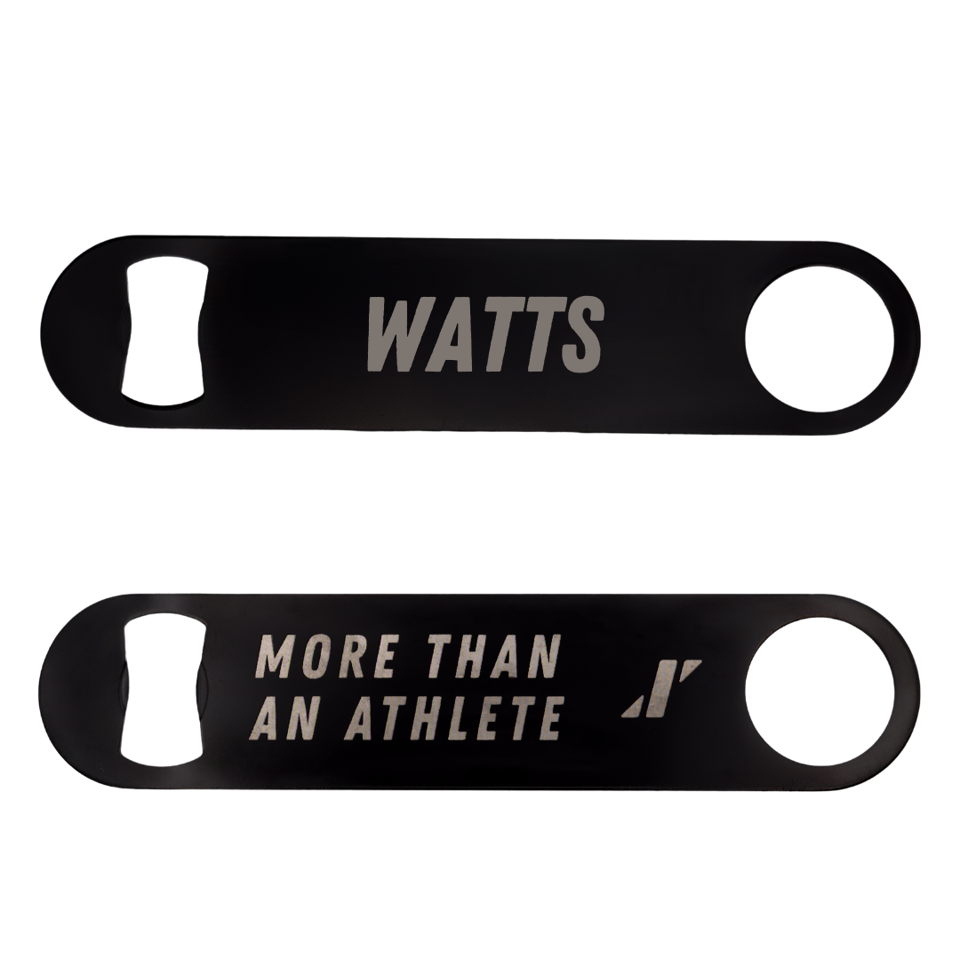 Central Michigan University TF and XC Black Bottle Opener - Robyn Watts