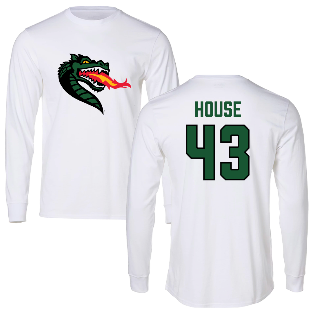 University of Alabama at Birmingham Baseball White Long Sleeve - #43 Brooks House
