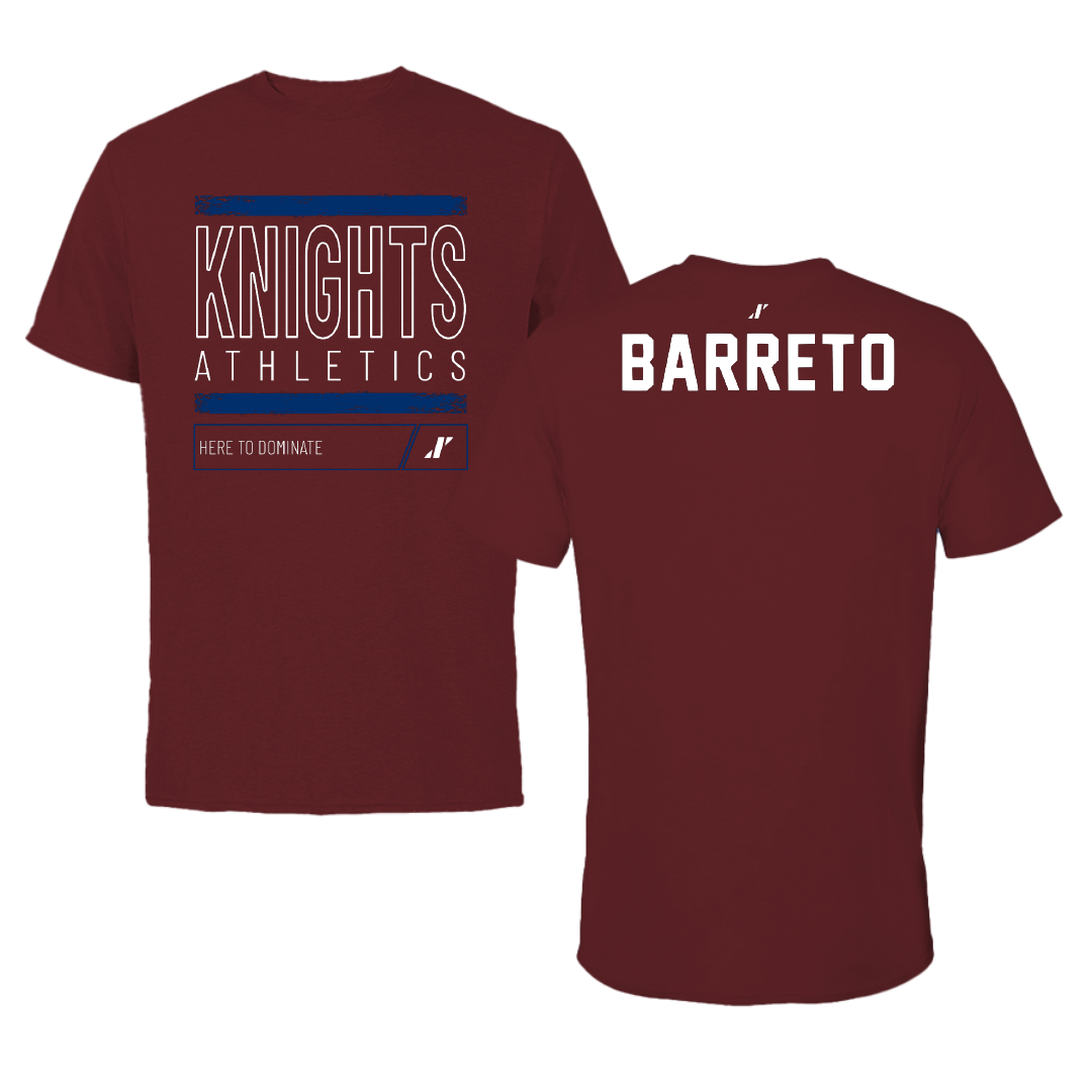 Fairleigh Dickinson University-Metropolitan Campus TF and XC Maroon Dominate Performance Tee - Brandon Barreto