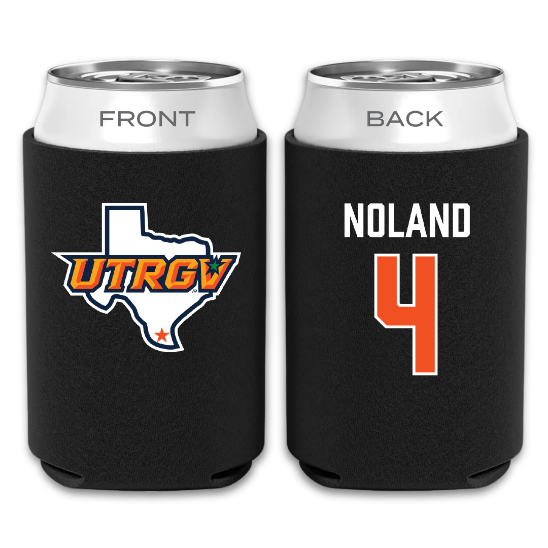 The University of Texas Rio Grande Valley Football Black Can Cooler - #4 Xayvion Noland
