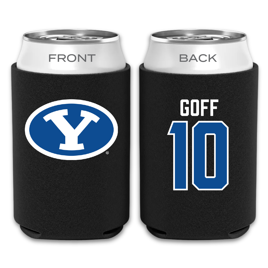 Brigham Young University Baseball Black Can Cooler - #10 Parker Goff