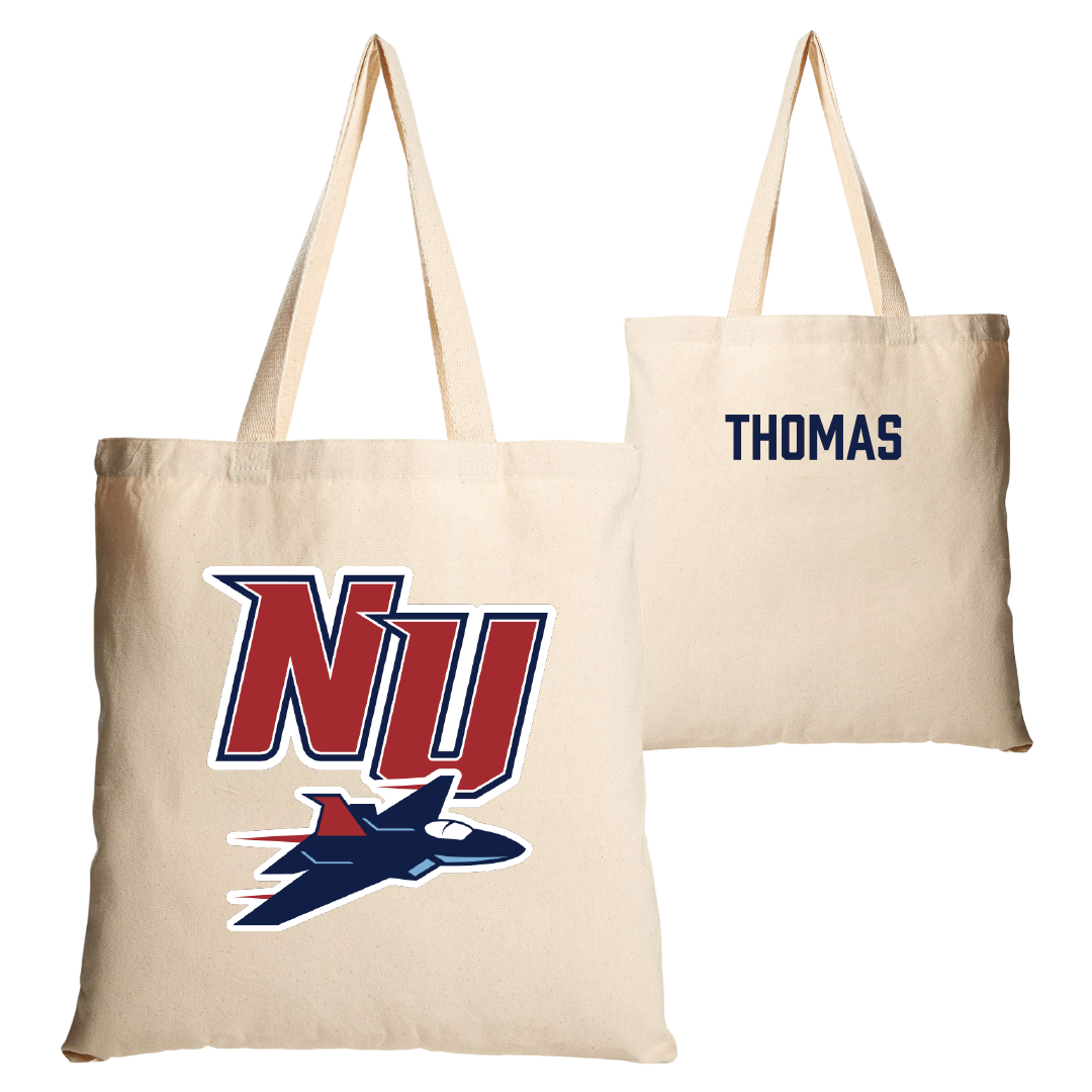 Newman University Cheer Tan Canvas Tote Bag - Amaya Thomas