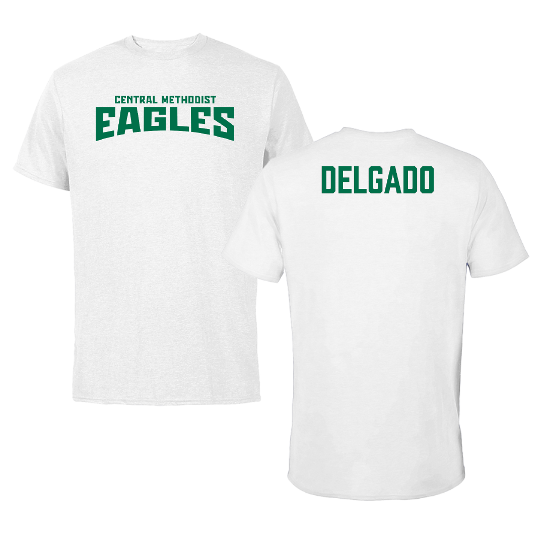 Central Methodist University Football White Classic Tee - Antonio Delgado