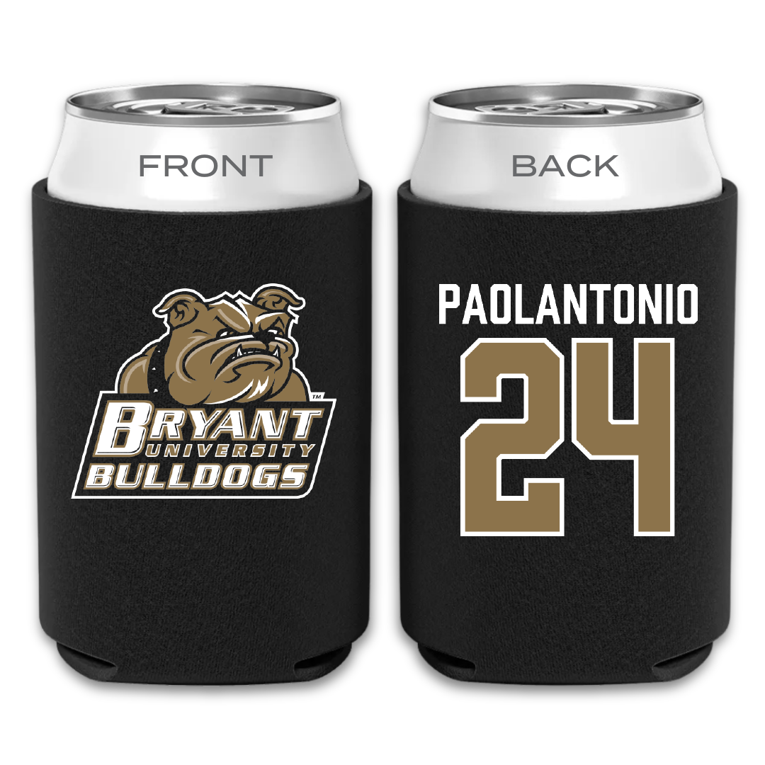Bryant University Softball Black Can Cooler - #24 Caroline Paolantonio
