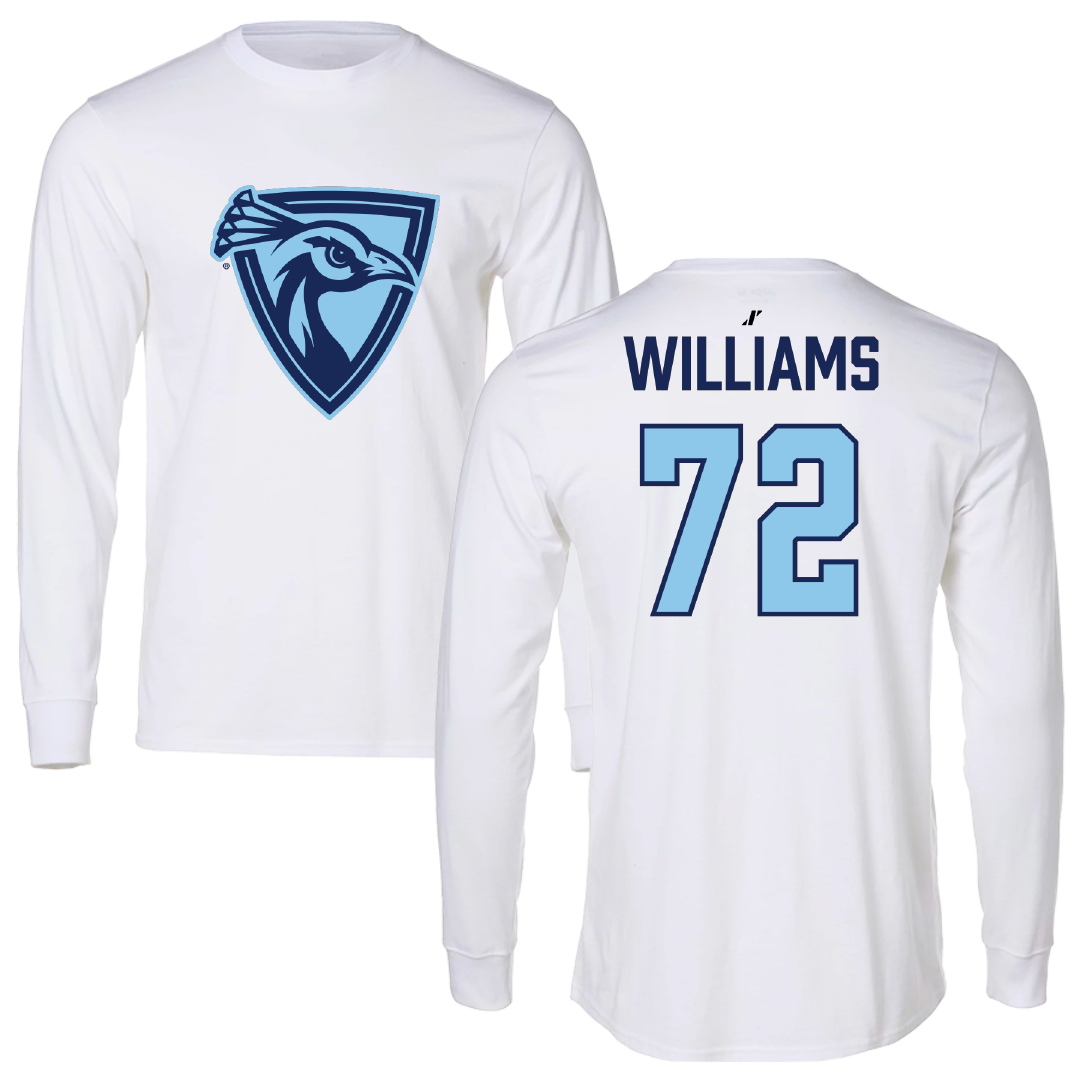 Upper Iowa University Football White Long Sleeve - #72 Caleb Williams