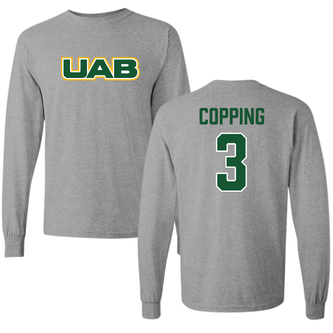 University of Alabama at Birmingham Beach Volleyball Sport Gray Long Sleeve - #3 Arden Copping
