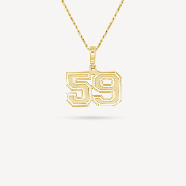 Gold Presidents Pendant and Chain - #59 Kaden Robnett