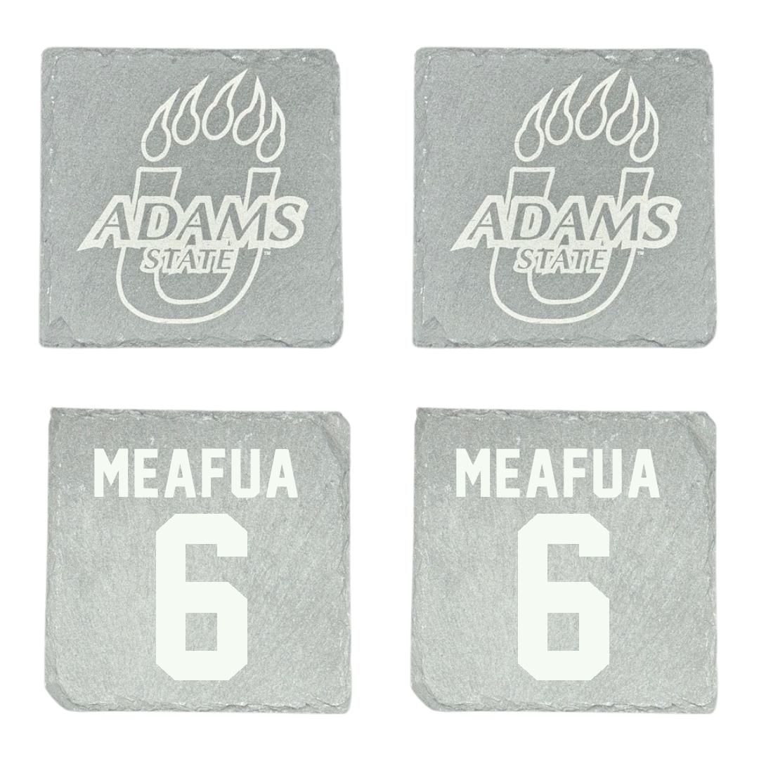 Adams State University Football Stone Coaster (4 Pack)  - #6 Ren Meafua