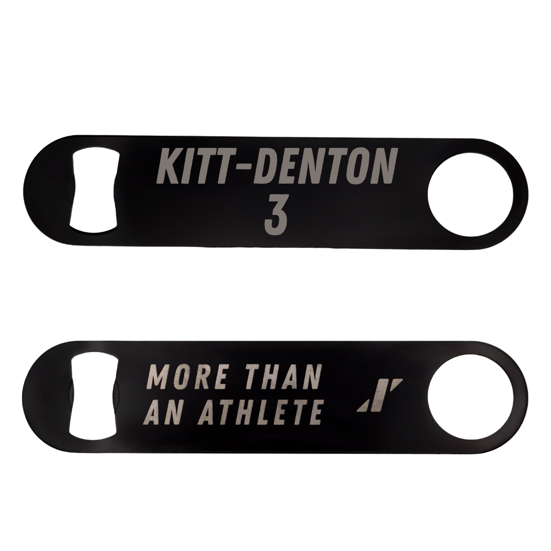 Northwestern State University Football Black Bottle Opener - #3 Myles Kitt-Denton