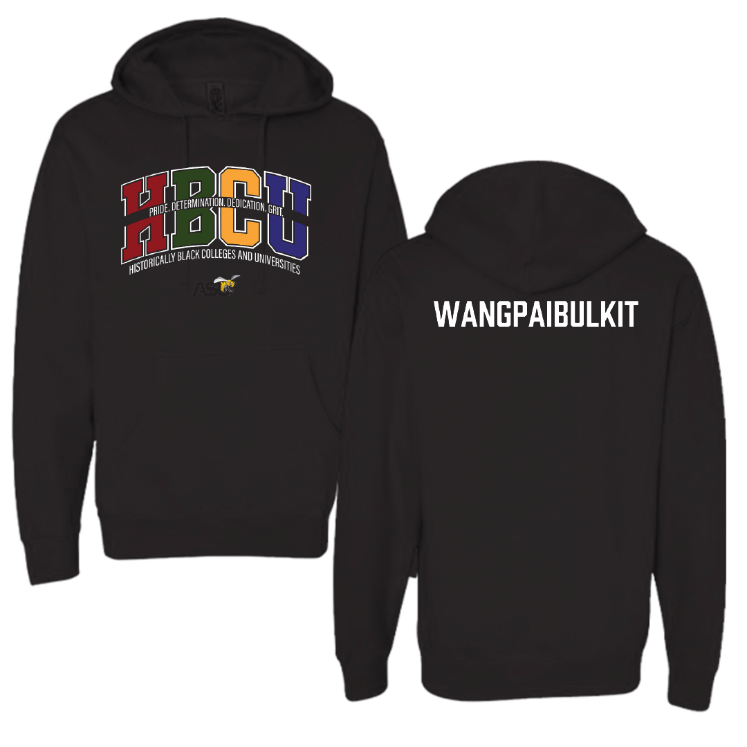 Alabama State University Golf Black HBCU Hoodie - Chotithuch Wangpaibulkit