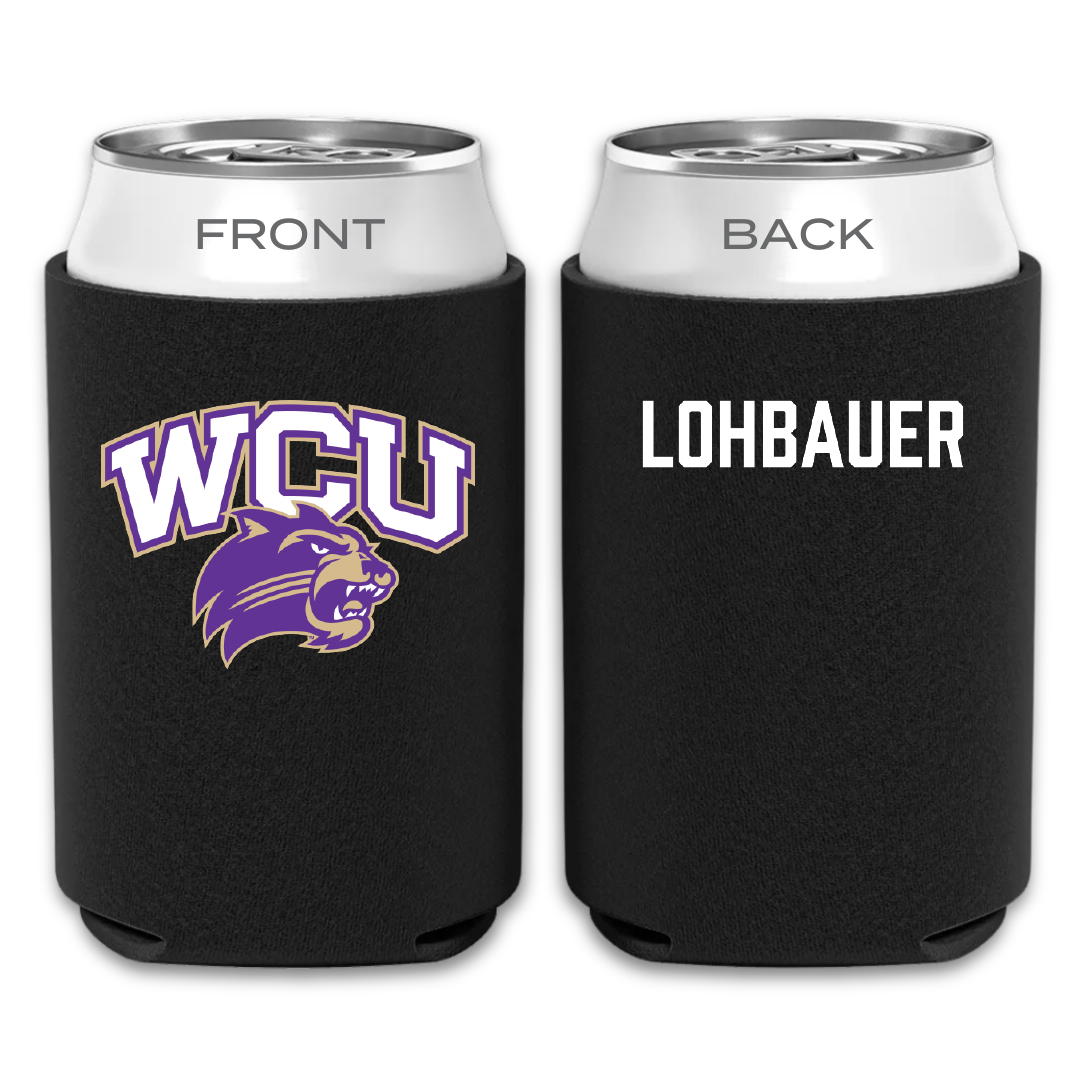 Western Carolina University Golf Black Can Cooler - Elizabeth Lohbauer