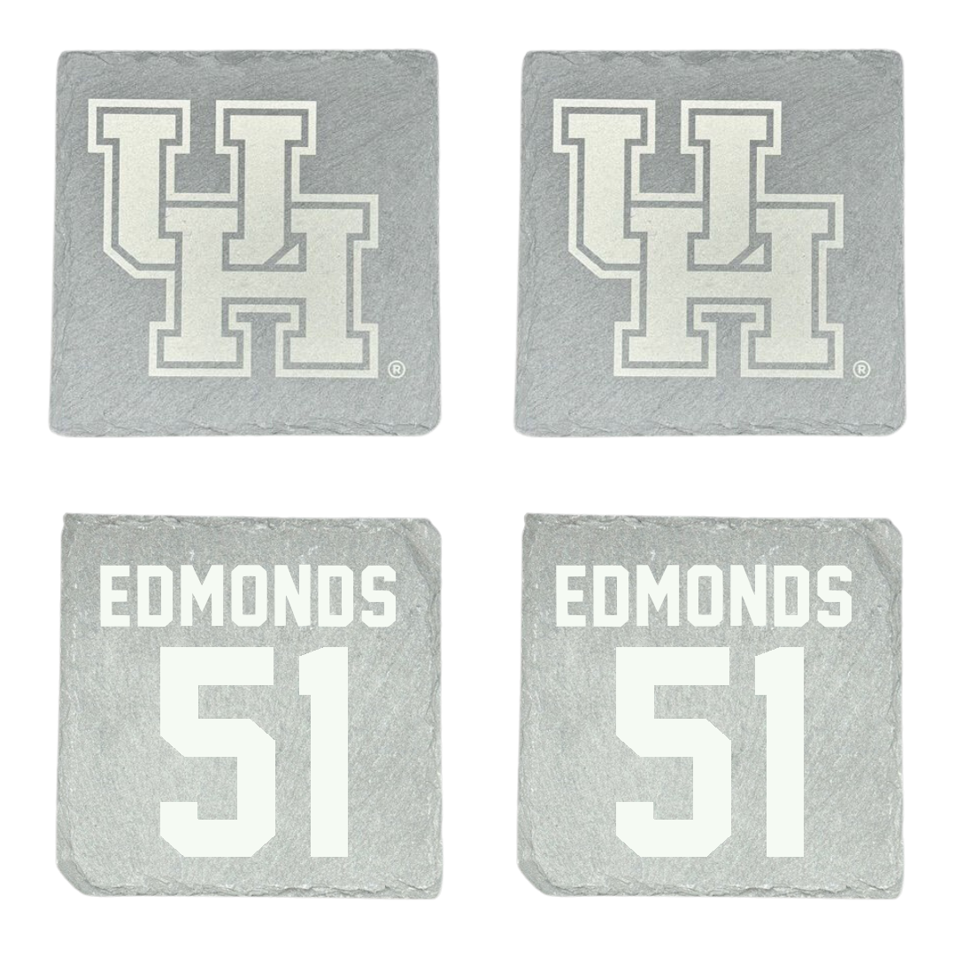University of Houston Baseball Stone Coaster (4 Pack)  - #51 Cameron Edmonds