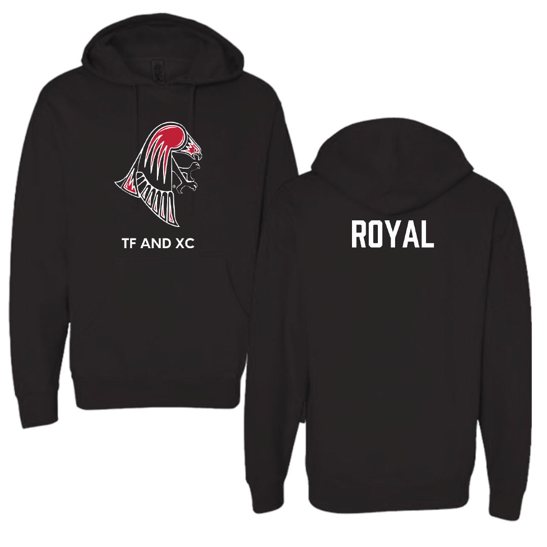 University of Wisconsin-River Falls TF and XC Black Hoodie - Caleb Royal