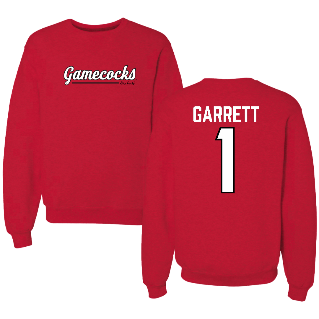 Jacksonville State University Volleyball Red General Crewneck - #1 Ellie Garrett