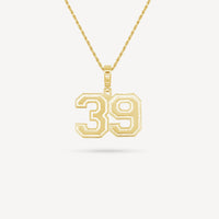 Gold Presidents Pendant and Chain - #39 John Cannon