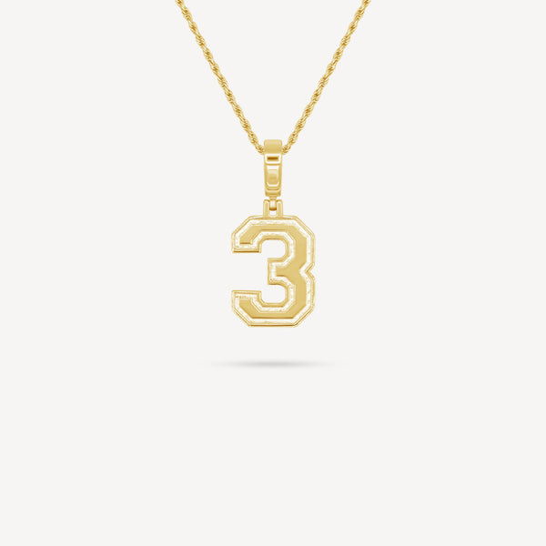 Gold Presidents Pendant and Chain - #3 Leigh Jespersen