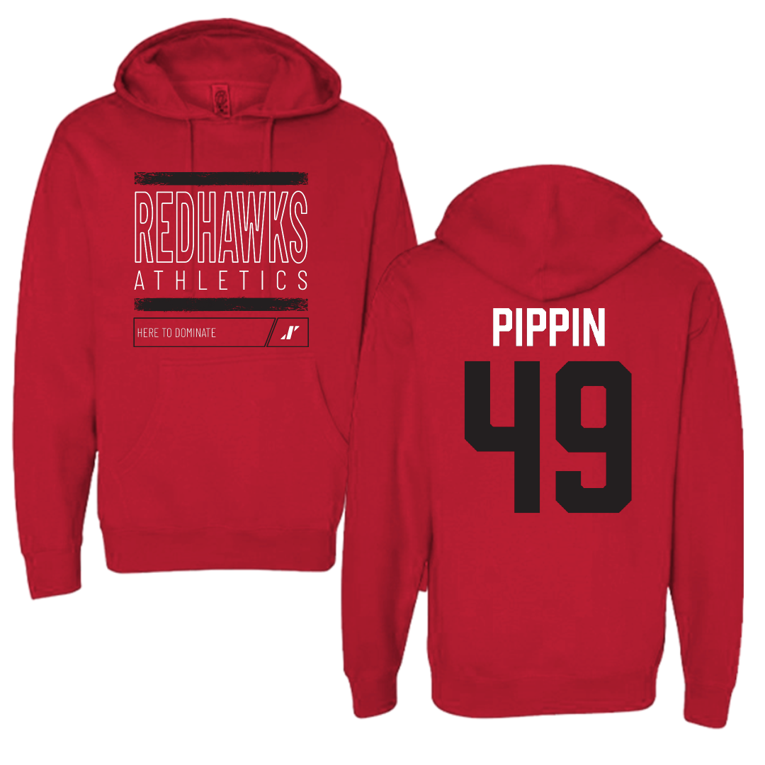 Southeast Missouri State University Football Red Dominate Hoodie - #49 DC Pippin