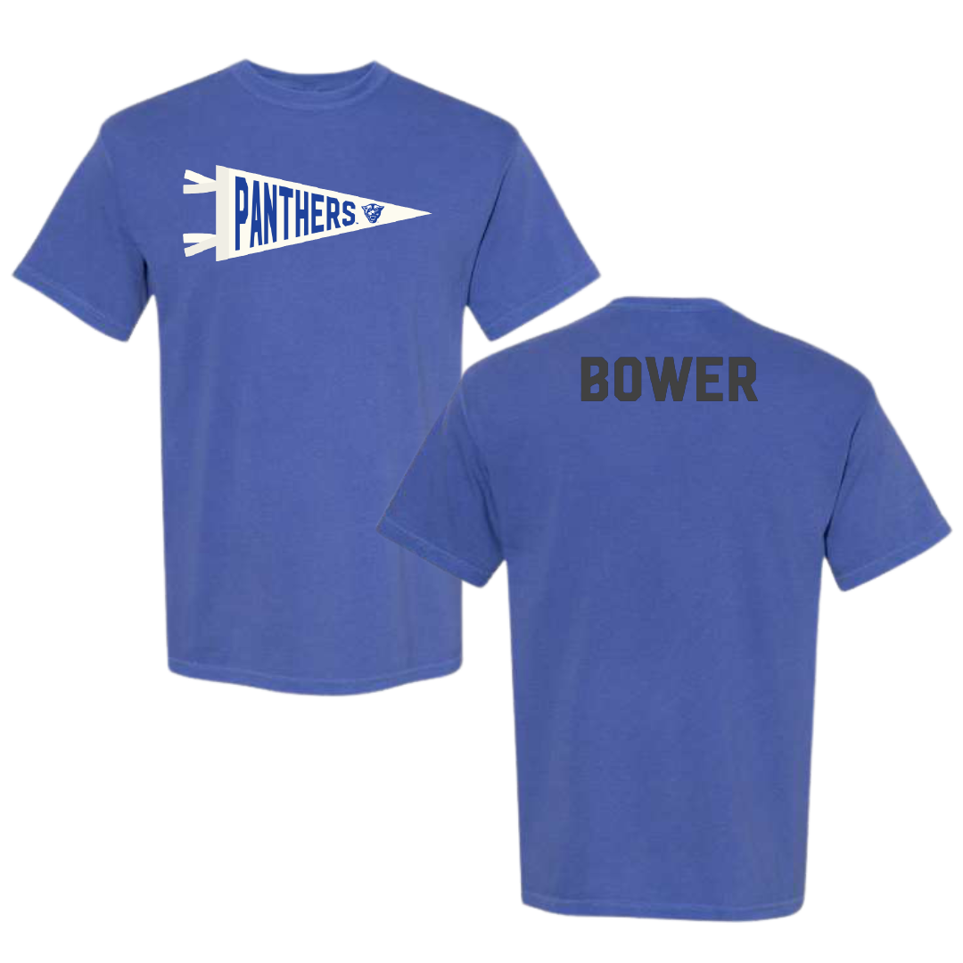 Georgia State University Softball Blue Pennant Comfort Colors Tee - Briana Bower