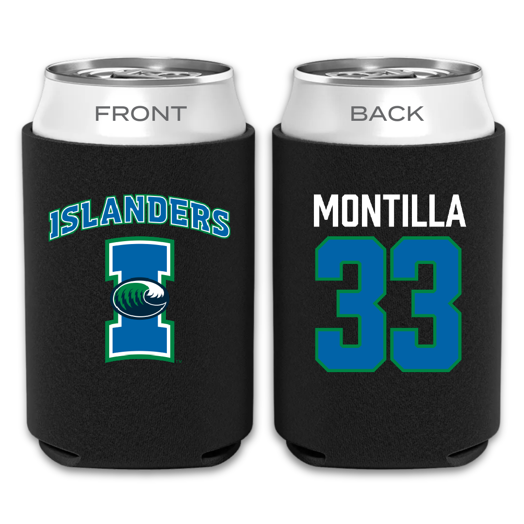 Texas A&M University-Corpus Christi Softball Black Can Cooler - #33 Monee Montilla