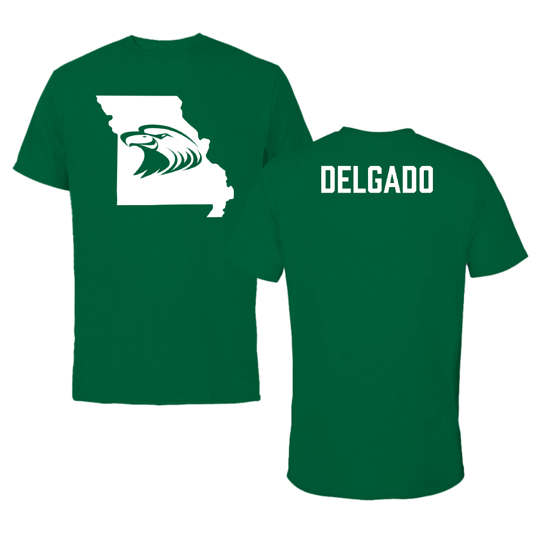 Central Methodist University Football Green State Tee - Antonio Delgado