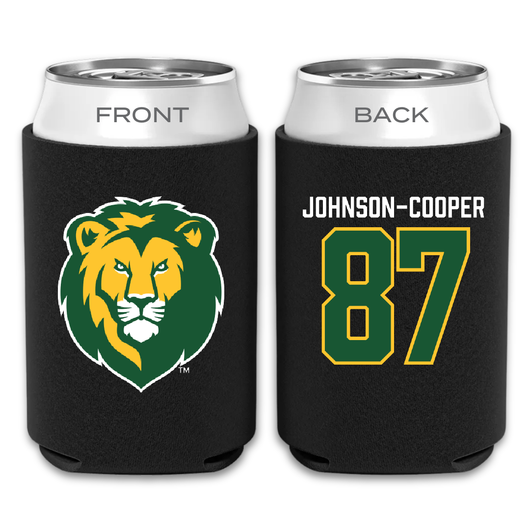 Southeastern Louisiana University Football Black Can Cooler - #87 Demarea Johnson-Cooper