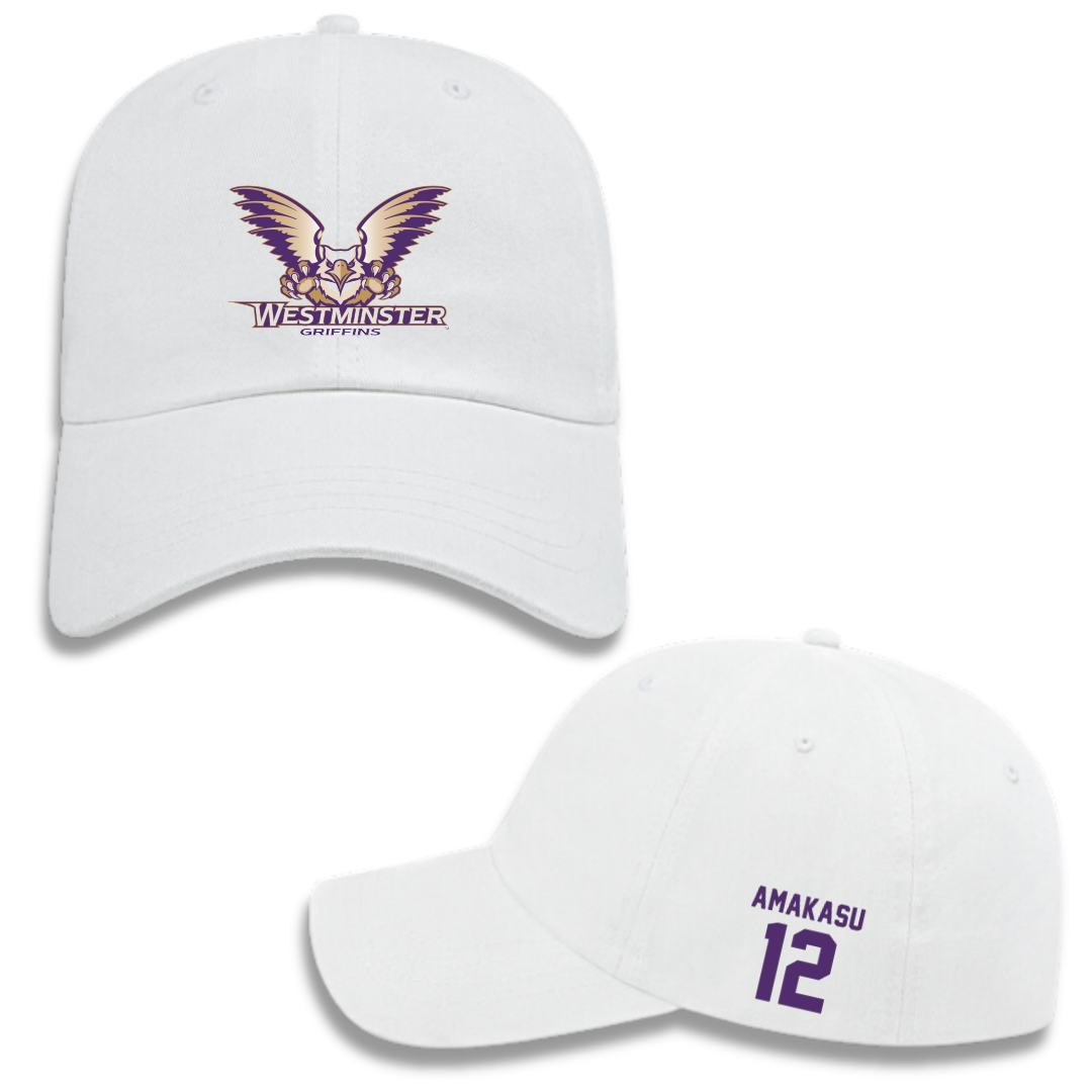 Westminster University (Utah) Basketball (M) White Hat - #12 Peter Amakasu