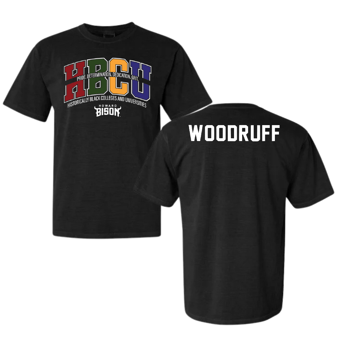 Howard University TF and XC Black HBCU Comfort Colors Tee - Aniya Woodruff