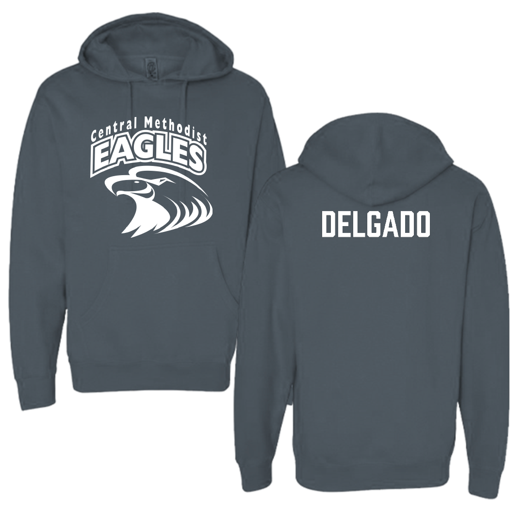 Central Methodist University Football Dark Gray Hoodie - Antonio Delgado