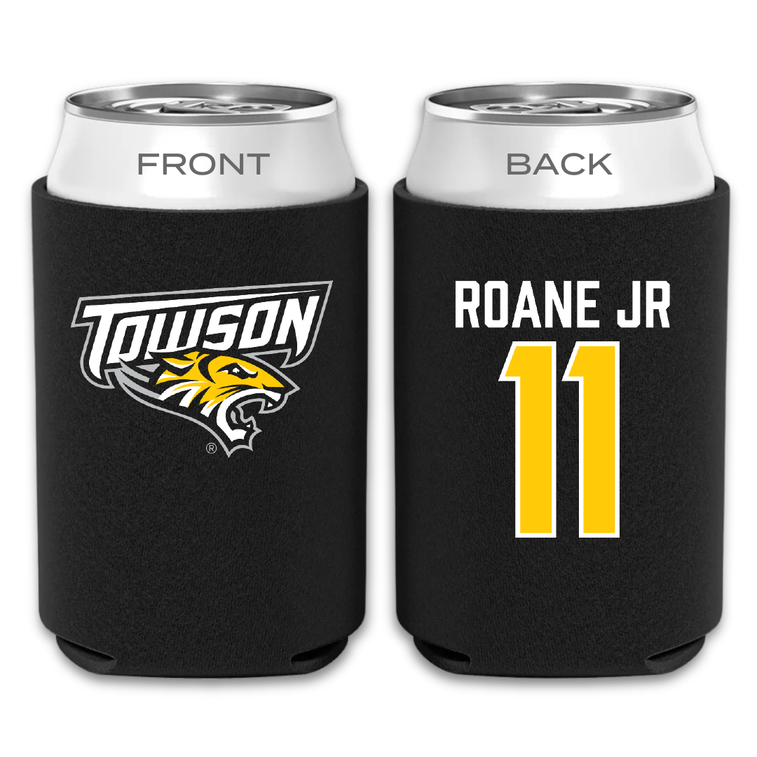 Towson University Football Black Can Cooler - #11 Rodney Roane Jr