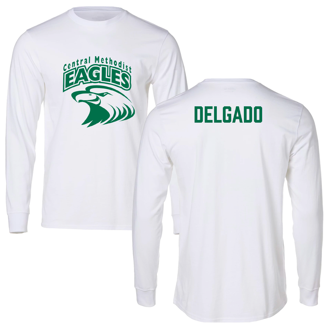 Central Methodist University Football White Long Sleeve - Antonio Delgado