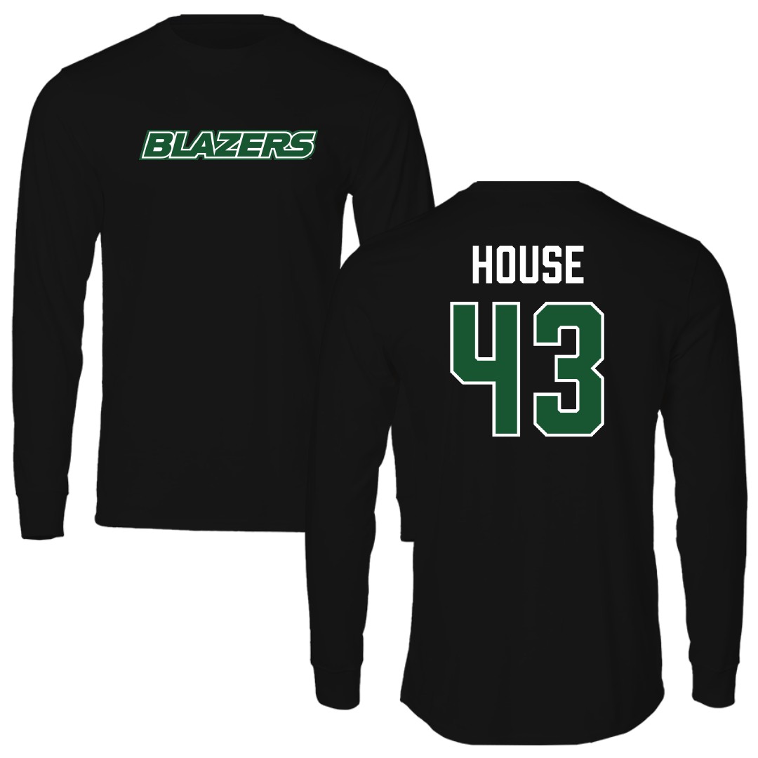 University of Alabama at Birmingham Baseball Black Long Sleeve - #43 Brooks House