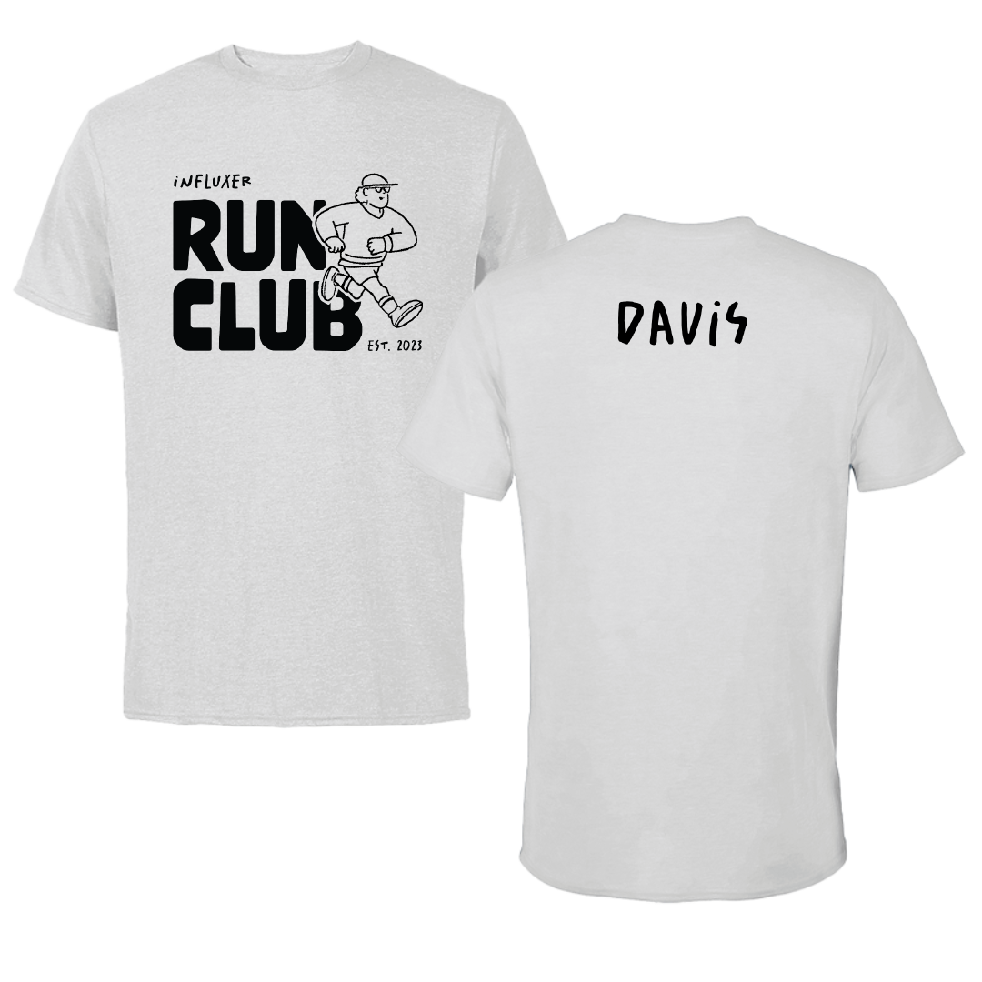 University of Florida TF and XC Light Gray Influxer Run Club Tee - Kayla Davis
