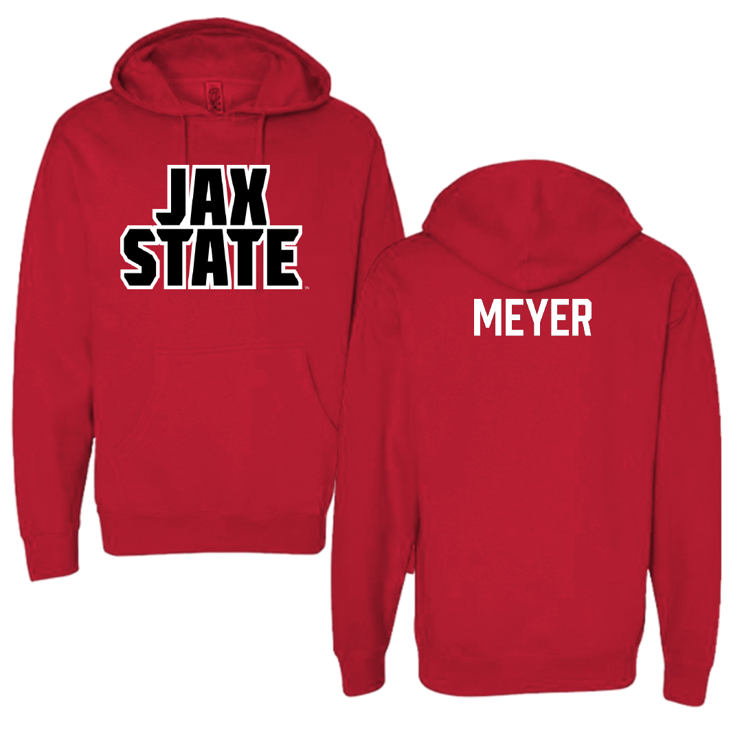 Jacksonville State University TF and XC Red Hoodie - Caden Meyer