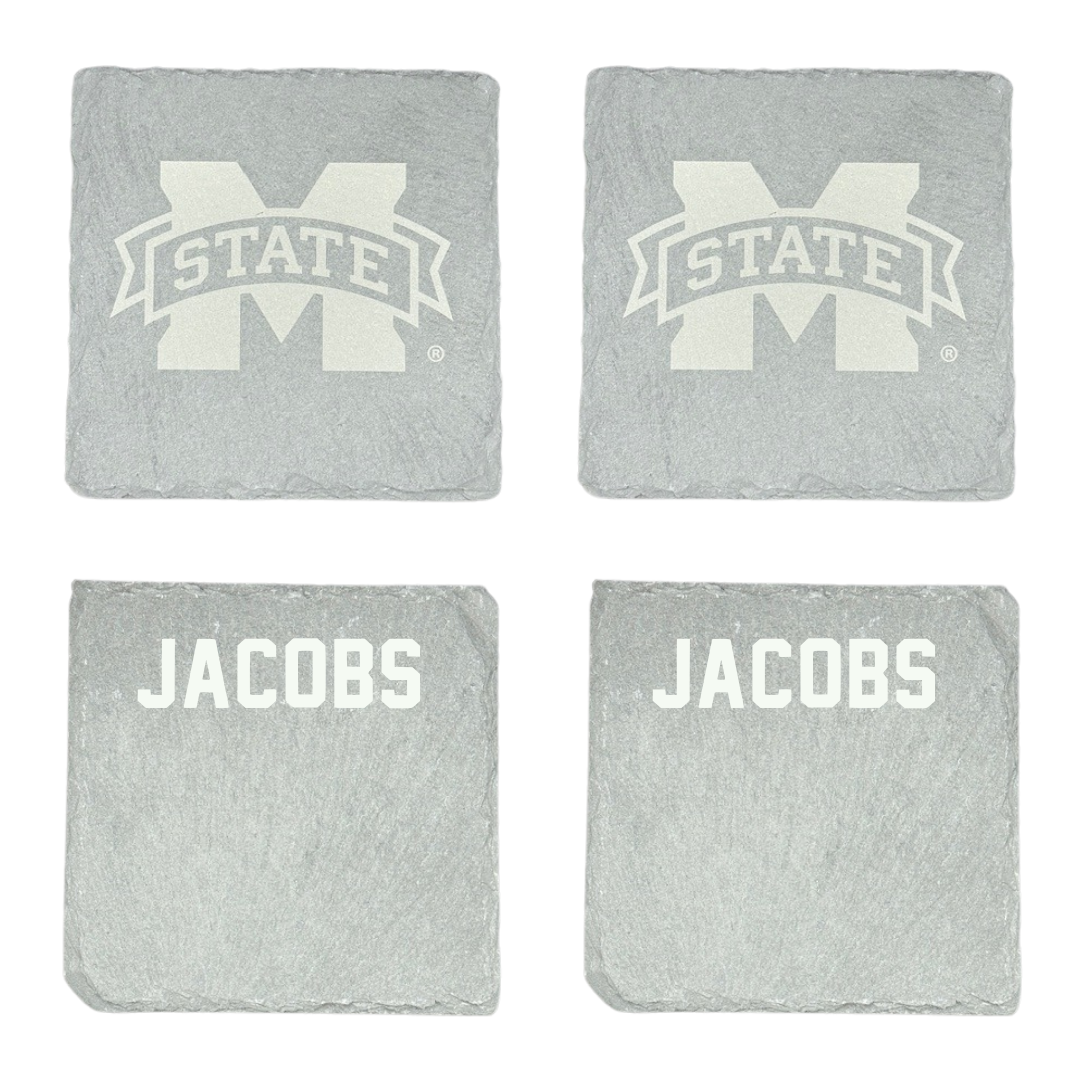 Mississippi State University TF and XC Stone Coaster (4 Pack)  - Cyrus Jacobs