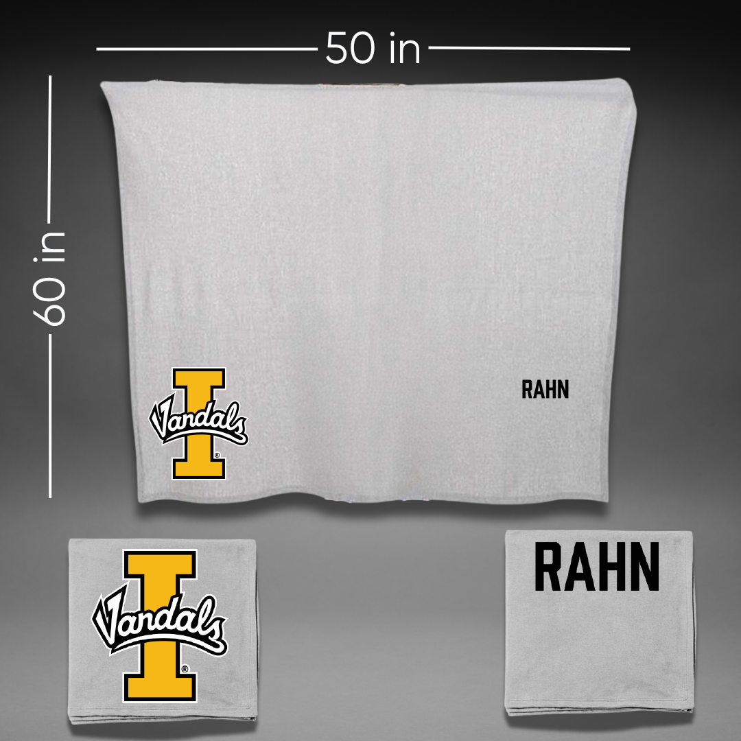 University of Idaho Swimming & Diving Gray Vandals Blanket - Bethany Rahn