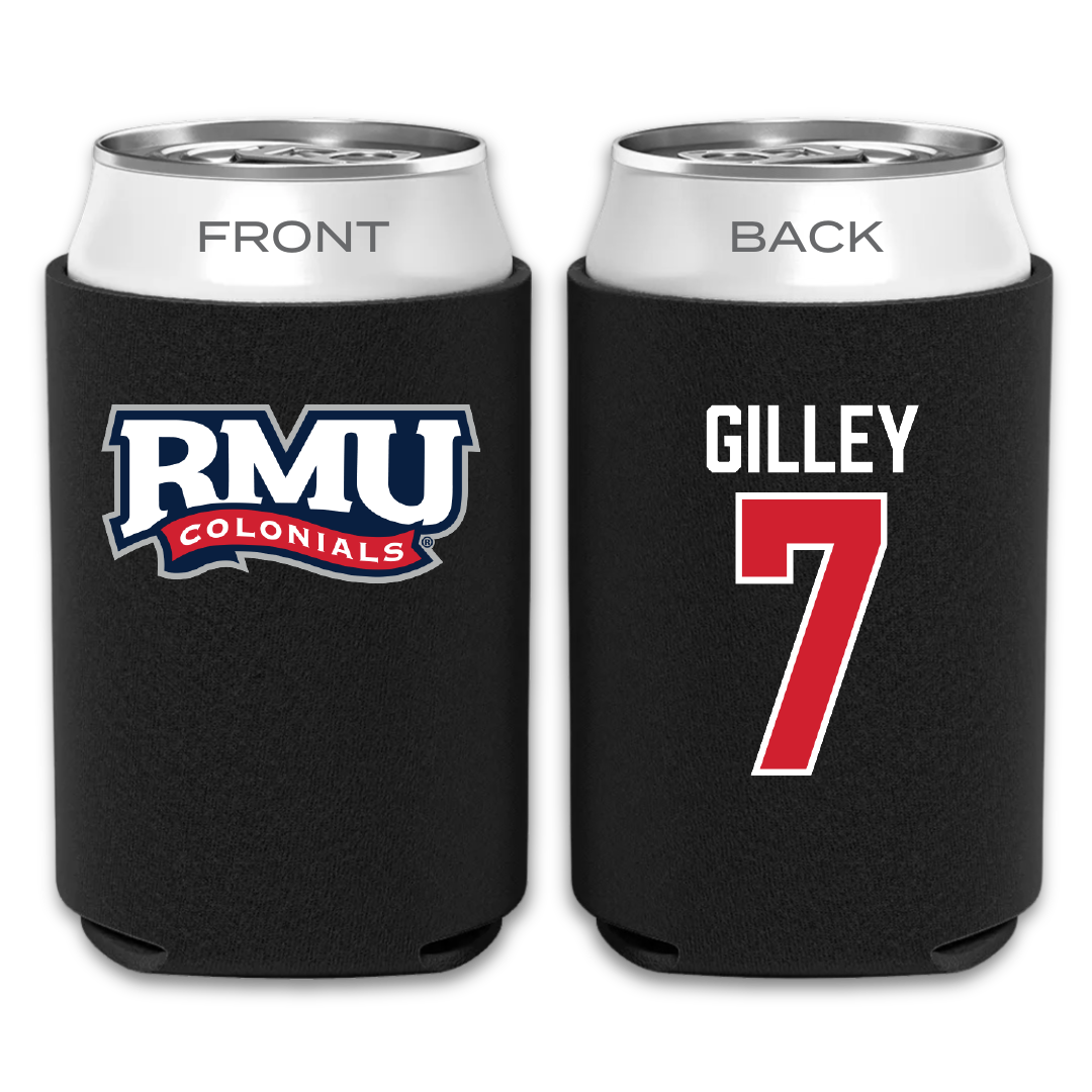 Robert Morris University Soccer Black Can Cooler - #7 Chase Gilley