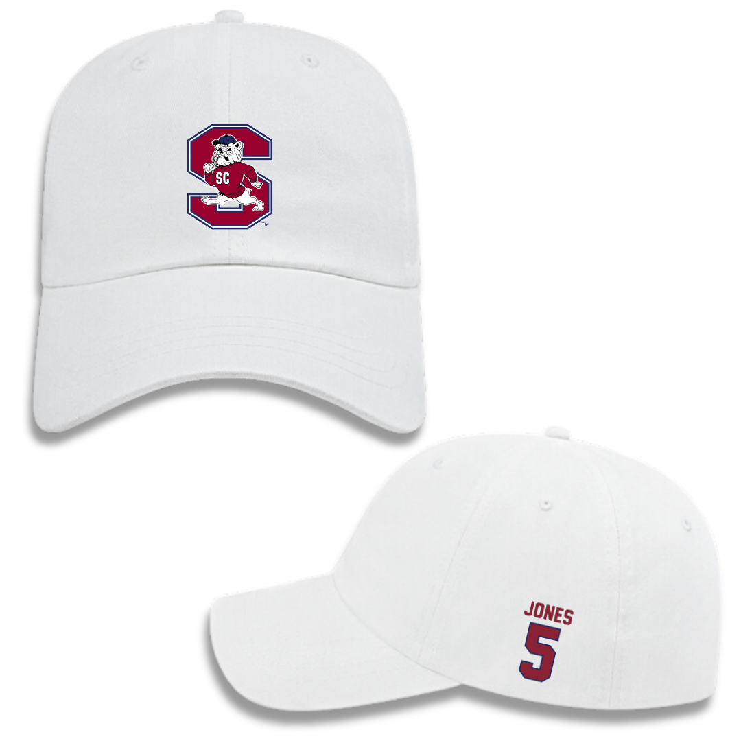 South Carolina State University Football White Hat - #5 Tyler Jones