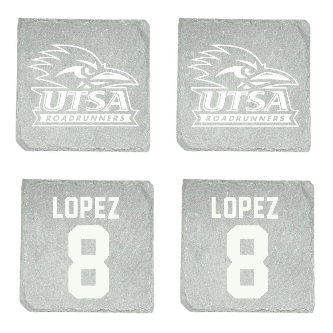 University of Texas at San Antonio Soccer Stone Coaster (4 Pack)  - #8 Haley Lopez
