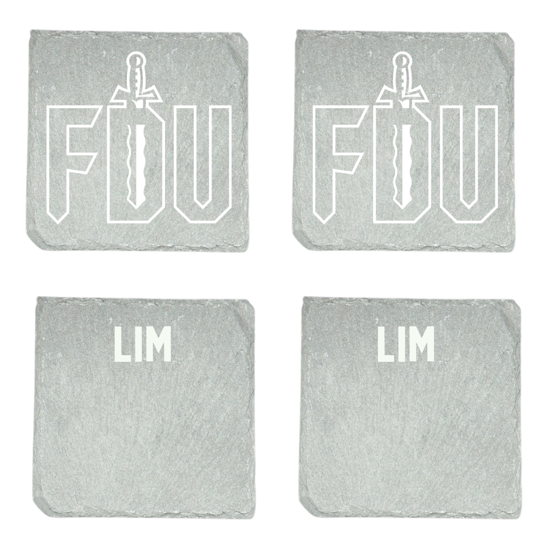 Fairleigh Dickinson University-Metropolitan Campus Tennis Stone Coaster (4 Pack)  - Anastasia Lim
