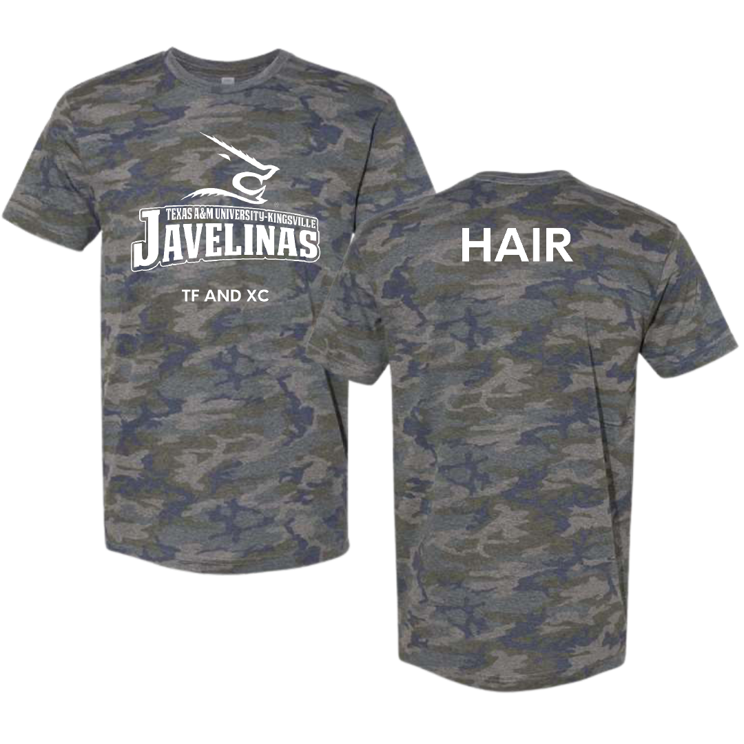 Texas A&M University-Kingsville TF and XC Vintage Camo Tee - Paxton Hair
