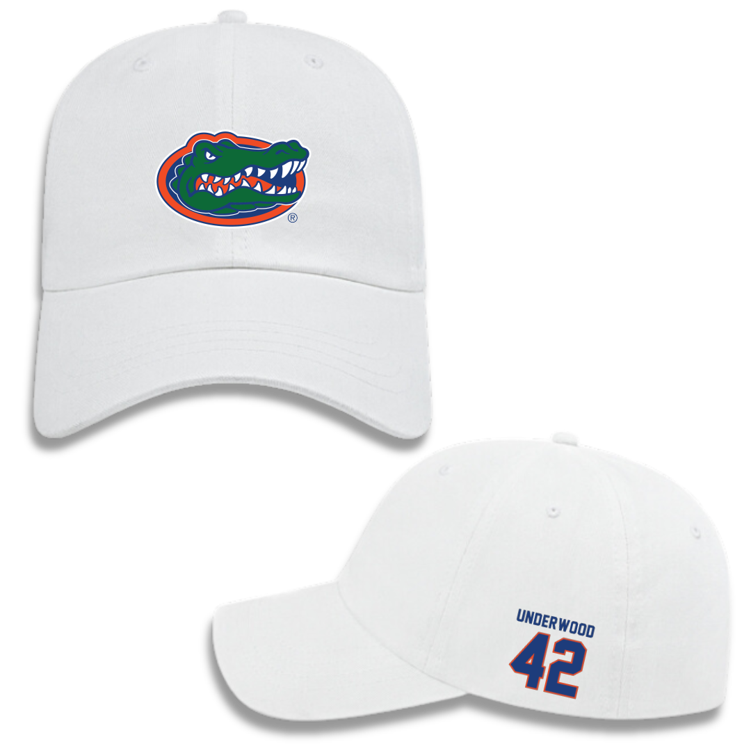 University of Florida Football White Hat - #42 Rocco Underwood