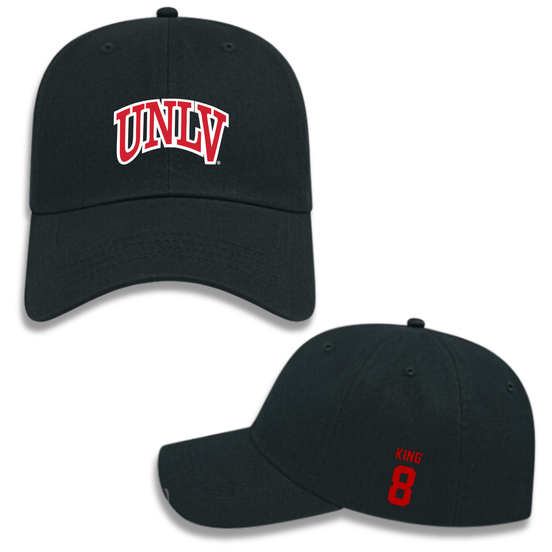 University of Nevada-Las Vegas Volleyball (W) Black Hat - #8 Caleigh King