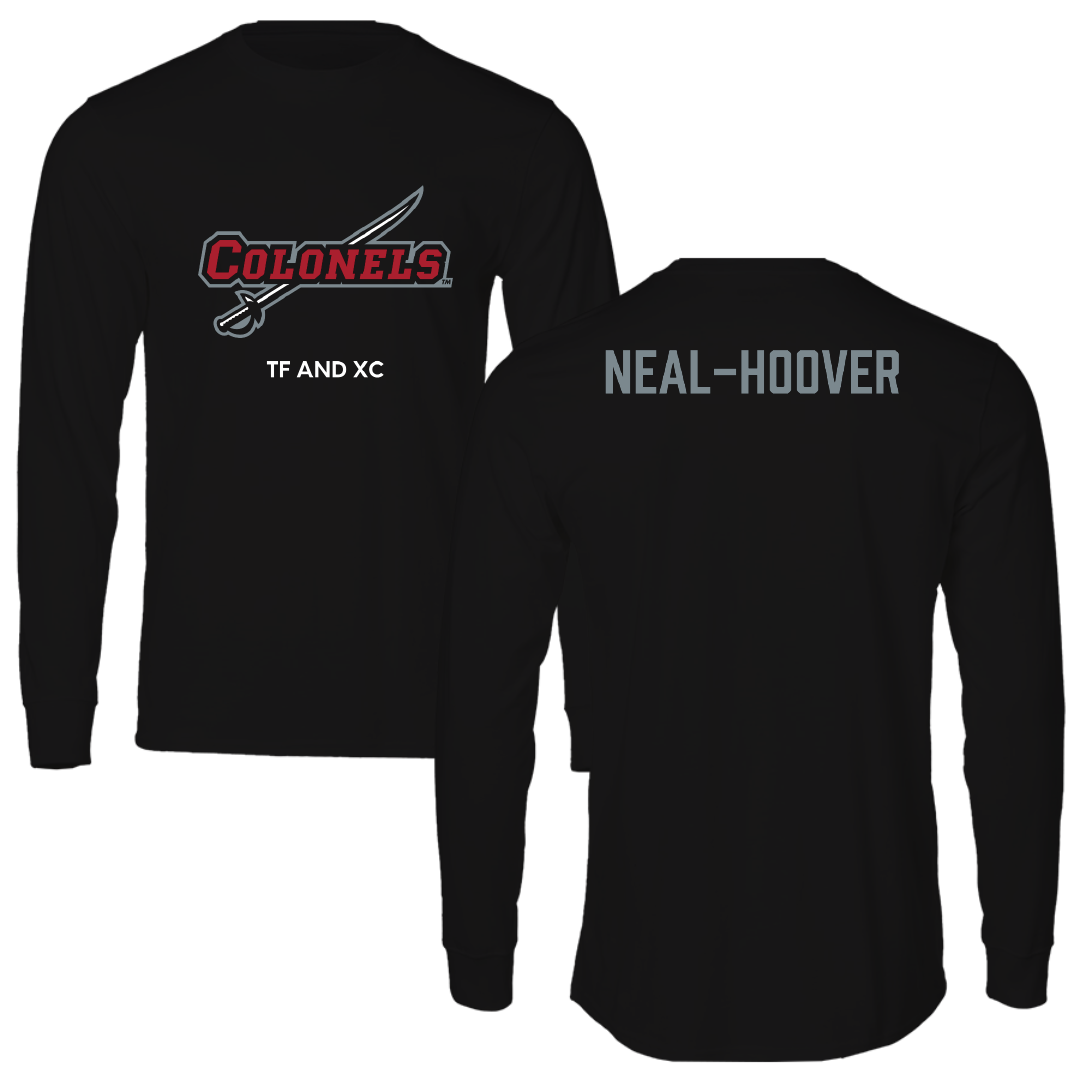 Nicholls State University TF and XC Black Colonels Performance Long Sleeve - Cherie Neal-Hoover