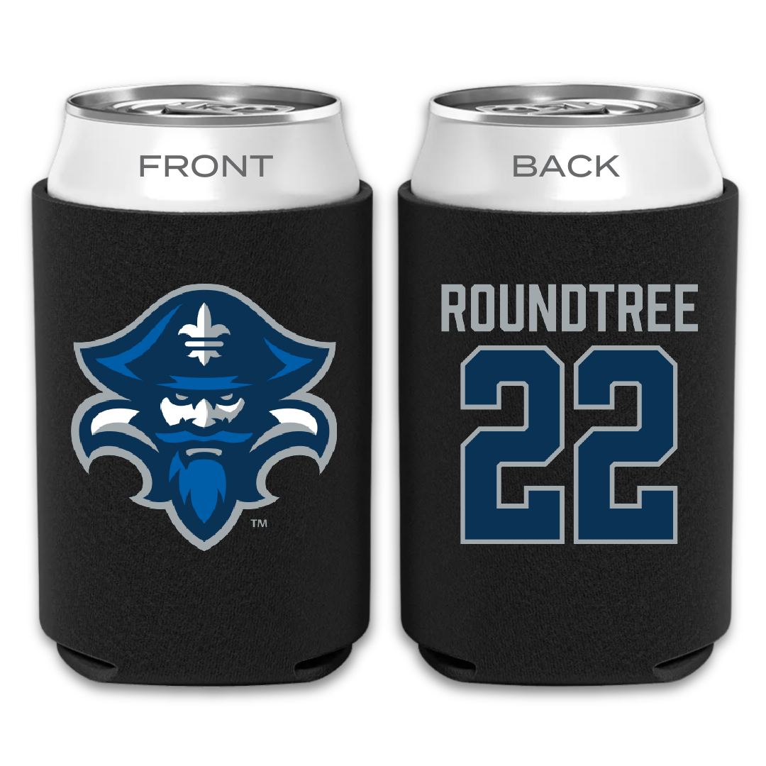 University of New Orleans Volleyball Black Can Cooler - #22 Courtney Roundtree