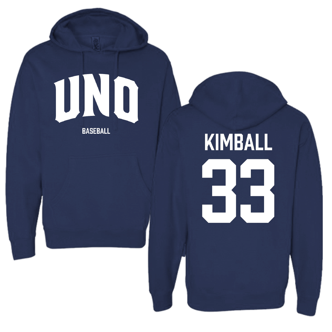 University of New Orleans Baseball Navy Hoodie - #33 Carson Kimball